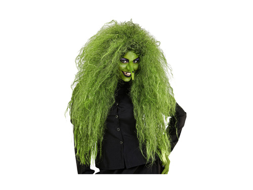 Boszorkány paróka hosszú zöld