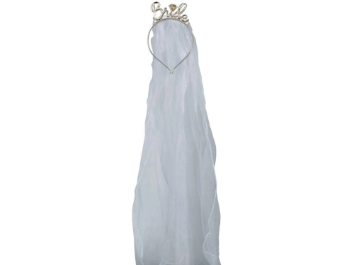 Menyasszonyi fejpánt fátyollal - 1 db.