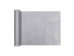 Dekoráció csillogó asztali futó - ezüst - 28 cm x 3 m - 1 db.