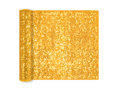 Dekorációs flitteres asztali futó - arany - 28 cm x 2 m - 1 db.