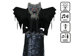 Sírkő ijesztő denevérrel - 1 db.