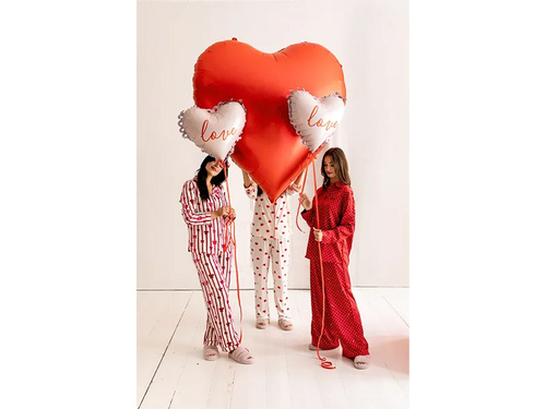 Fólialufi Szív piros XXL - 136 x 129 cm - 1 db.