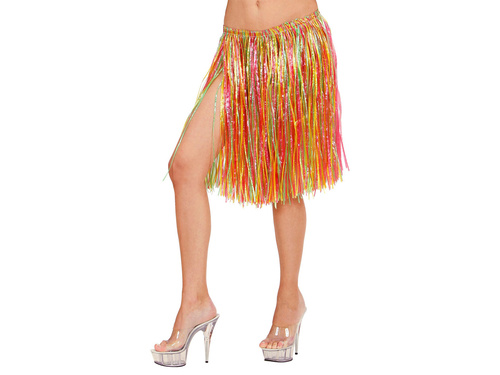 Hawaii rövid szoknya többszínű - 55 cm - 1 db.