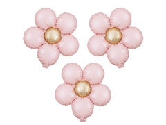 Fólialufi Rózsaszín virág - 33 cm - 3 db.