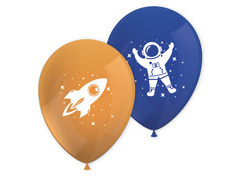 Kozmosz születésnapi lufi - 8 db.