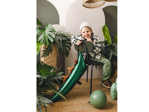 Dinoszaurusz farok fólialufi - 74,5 x 25 cm - 1 db.