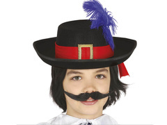 Nemez muskétás kalap - 1 db.