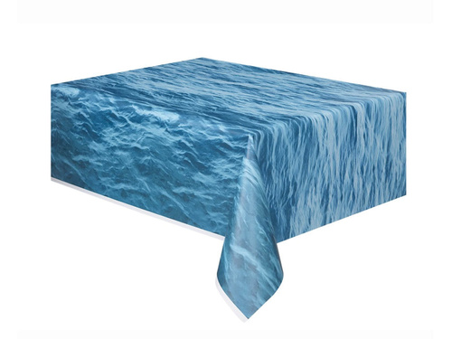 Óceán hullámai fóliás terítő - 137x274 cm - 1 db.