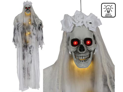 Csontváz menyasszony függő dekoráció - 180 cm - 1 db.