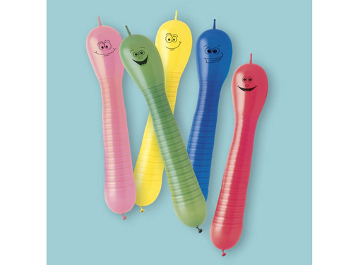 Léggömb alakú földigiliszták vegyes színekben - 12 db.