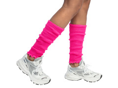 Neon rózsaszín lábmelegítő - 40 cm
