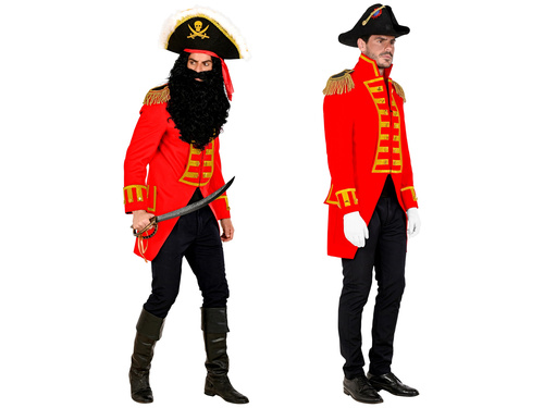 Jelmez piros, parádés frakkban