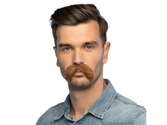 Barna bajusz - 1 db.