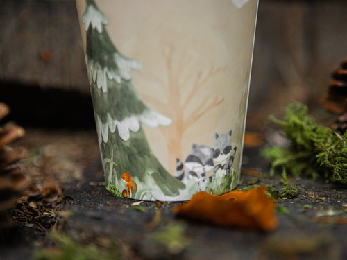 Papírpoharak születésnapokra Erdei állatok - 250 ml - 6 db.