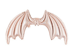 A denevér szárnyai fólialufi rózsaszín arany - 85 x 50 cm - 1 db.