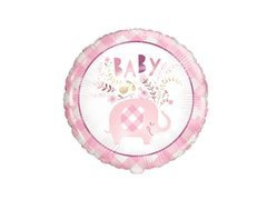 Elefánt fólialufi lány születésnapjára - 1 db.