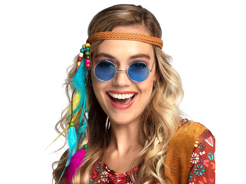 Hippi szemüveg kék - 1 db.