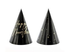 Boldog új évet papír sapkák - 6 db.