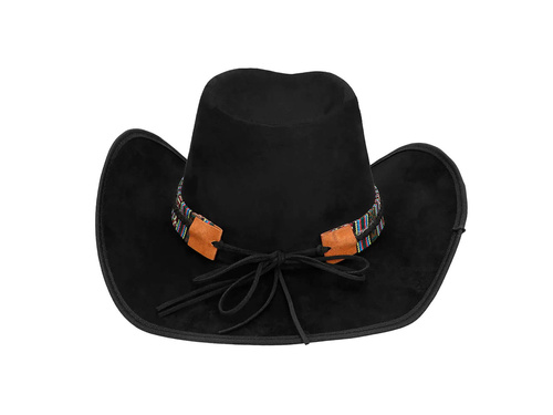 Django cowboy kalap fekete - 1 db.