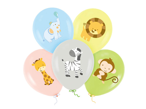 Szafari latex lufi - 30 cm - 5 db.