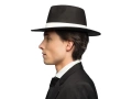 Deluxe fekete gengszterkalap - 1 db.