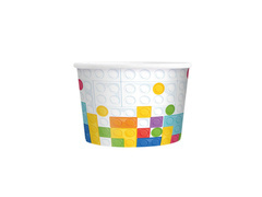 Papírpoharak fagylaltblokkokhoz - 150 ml - 6 db.