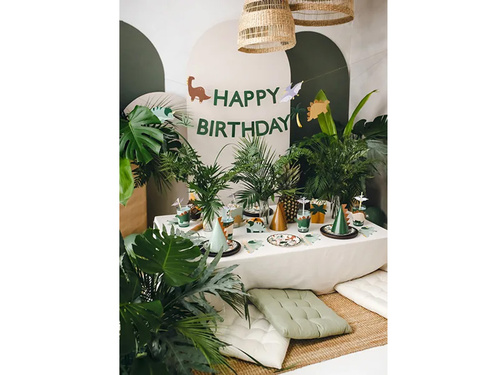 Születésnapi banner Dinoszauruszok - 300 cm - 1 db.