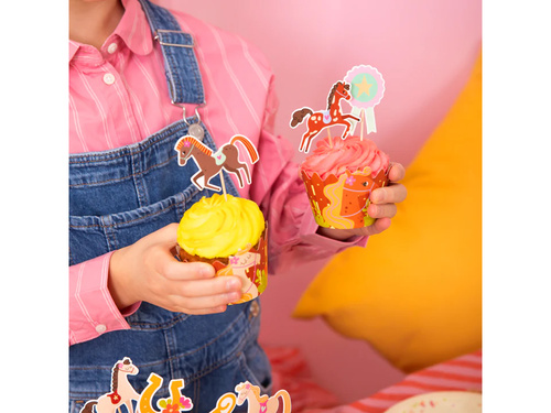 Tortaszedő lovak - 11 cm - 9 db.