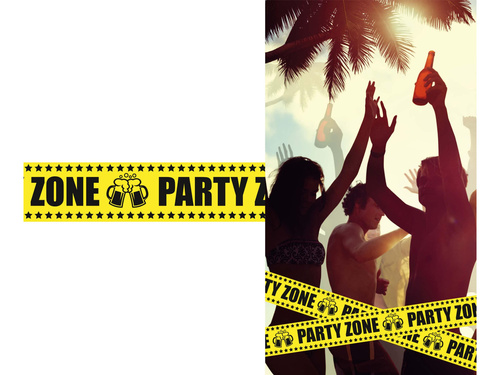 Party Zone szalagfüzér - 1 db.