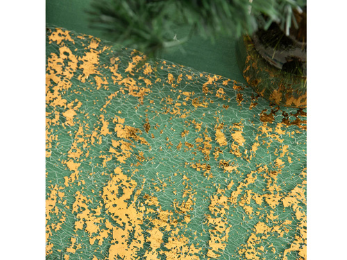 Dekorációs fényes asztali futó - arany - 28 cm x 3 m - 1 db.