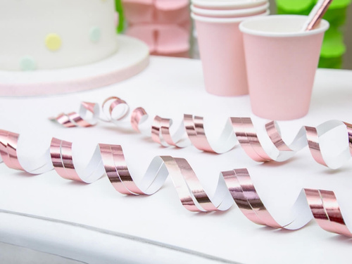 Szerpentin - rózsaarany - 18 db.