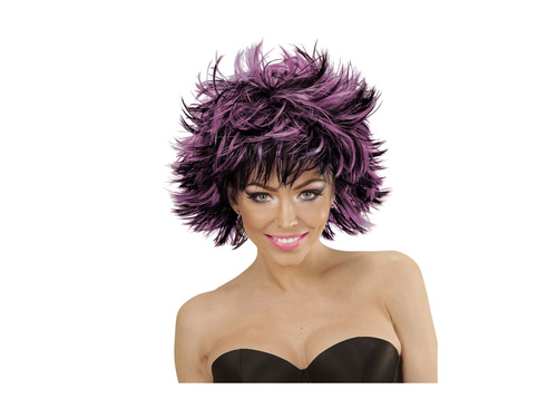 Fekete és lila Steamy paróka