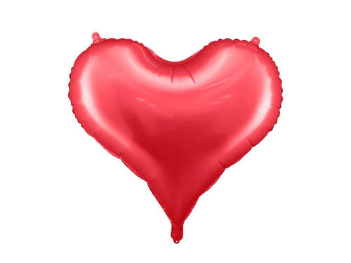 Fólialufi Szív piros - 61 x 53 cm - 1 db.