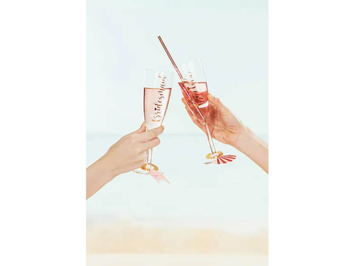 Fürdőruhás és kagylós üveg topper - 10 db.