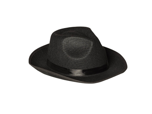 Gengszterkalap fekete csővel - 1 db.
