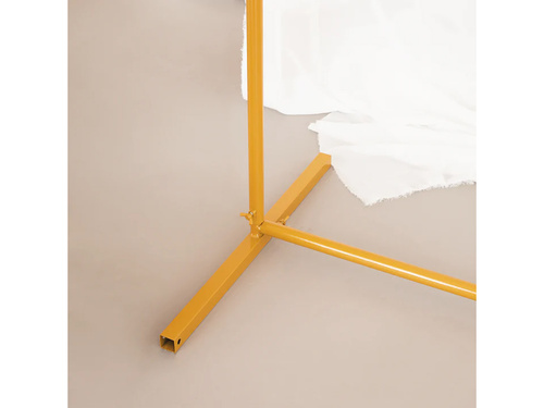 Téglalap alakú arany lufi keret - 160 x 210 cm - 1 db.