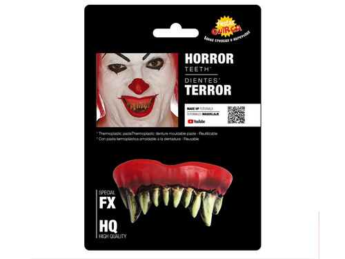 Halloween szörnyfogak - 1 db.