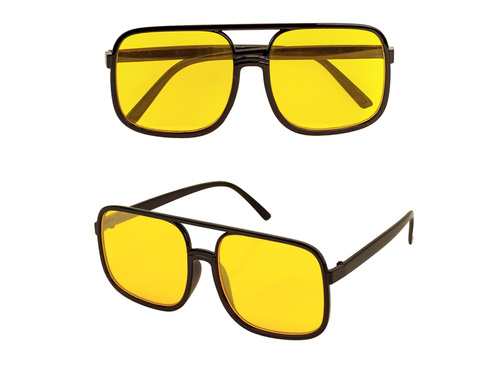 Pilóta szemüveg sárga - 1 db.