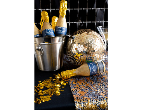 Pezsgősüveg lövőcső arany - 20,5cm - 1 db.