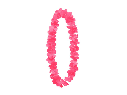 Hawaii rózsaszín nyaklánc - 100 cm - 1 db.