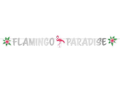 Hawaii flamingó paradicsom banner - 135 cm - 1 db.