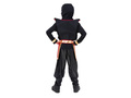 Ninja harcos jelmez fekete - 1 db.