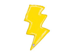 Fólia léggömb alakú villám - 31" - 1 db.