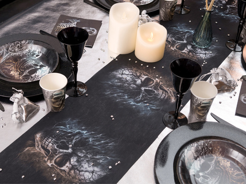 Halloween Bonehead futó - 30 cm x 5 m - 1 db.