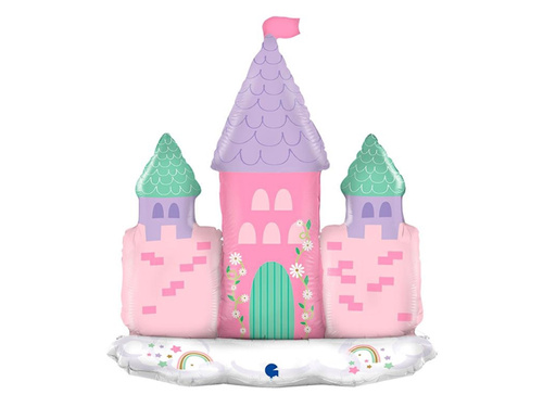 Hercegnő kastély álló fólialufi - 66x74x23 cm - 1 db.