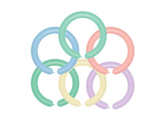 Modellező gyurma, tubusos - kevert színek - tészta - 100 db.