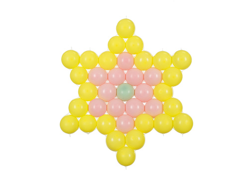 Léggömbháló - csillag - 63x68 cm - 1 db.