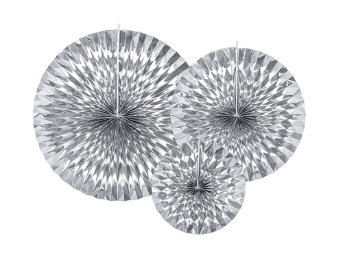 Ezüst medál rozetták - 3 db.