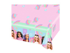 Barbie születésnapi terítő - 120x180 cm - 1 db.