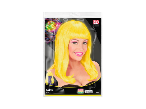 Patsy neonsárga paróka